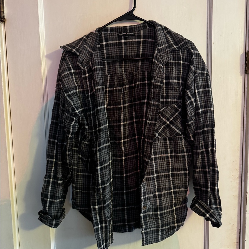 Black Plaid Flannel